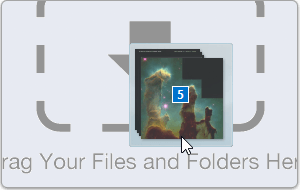 Drag and drop files from Windows Explorer