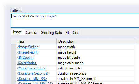 Tag-based renaming using file metadata