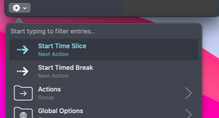 command window organization