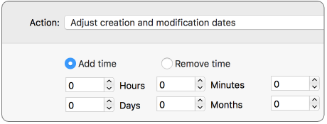 change file creation and modification dates on Mac