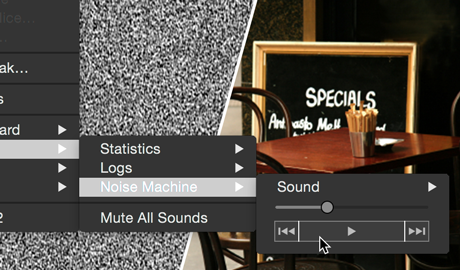 built-in noise machine