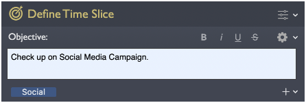 define objective screen